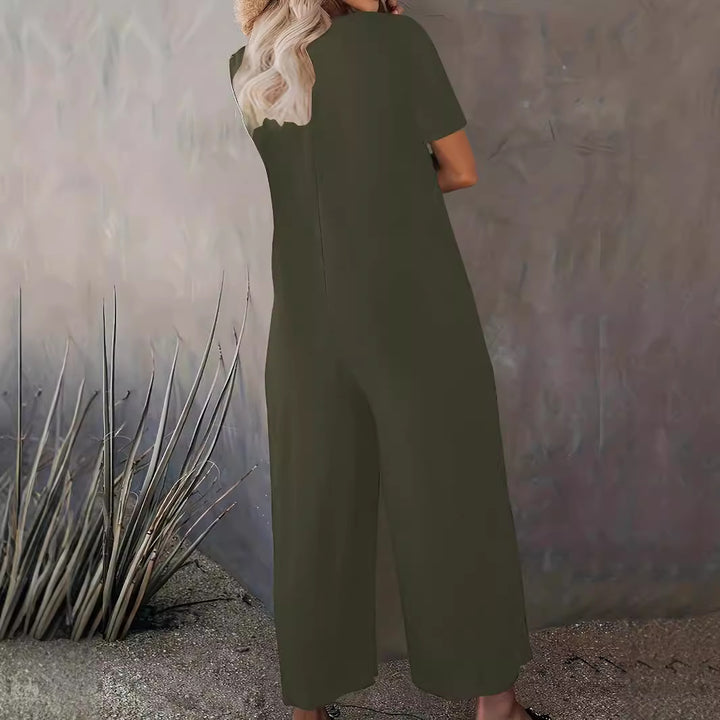 Dame Casual Jumpsuit med løs pasform og praktiske lommer Stilla