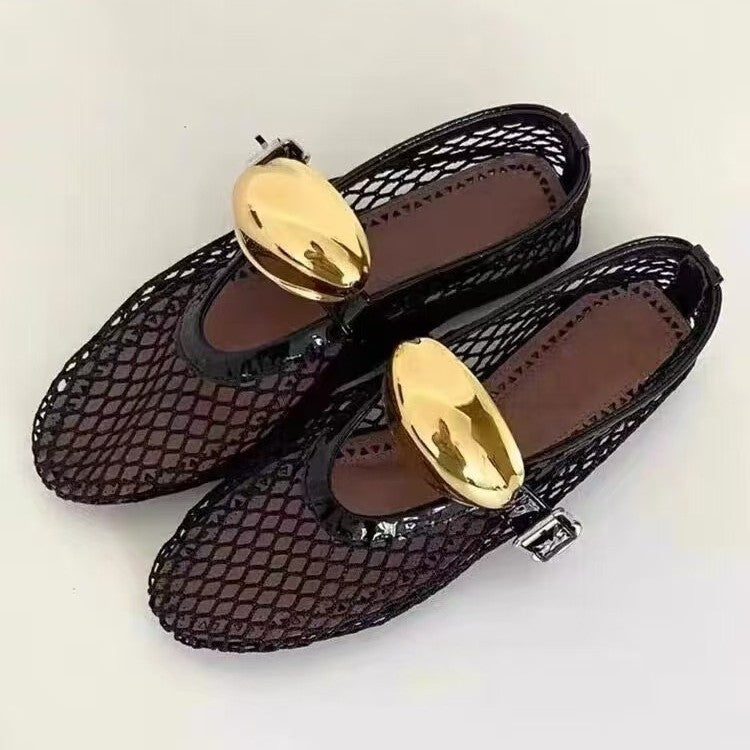 Dame net sneakers med stilfulde remme Stilla