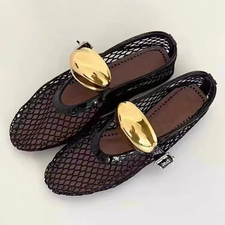Dame net sneakers med stilfulde remme Stilla