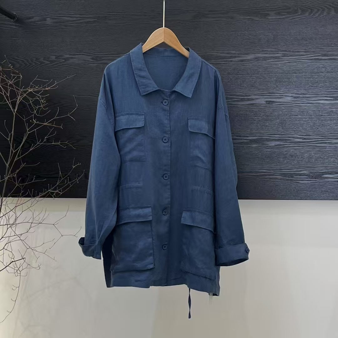 Femme Let Utility-jakke med lommer Stilla