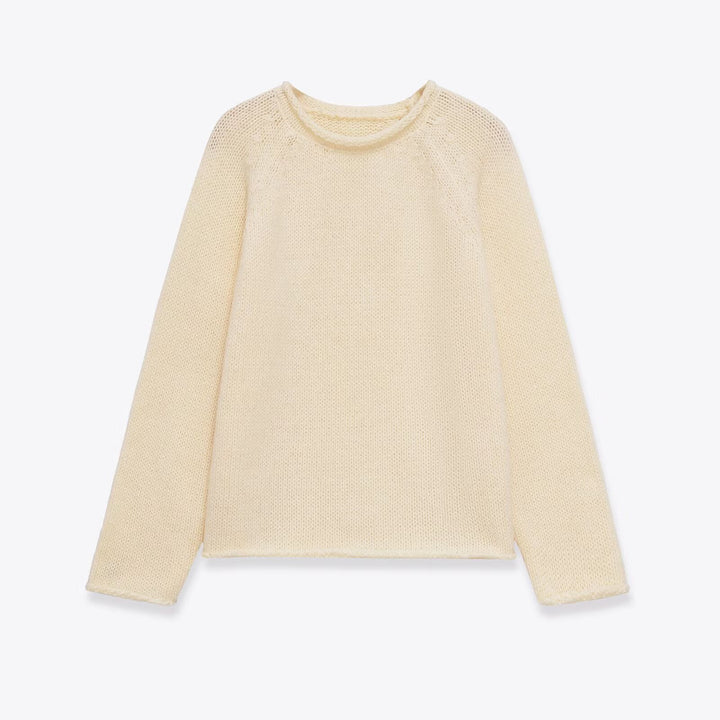 Dame luftig strikket longsleeve Stilla