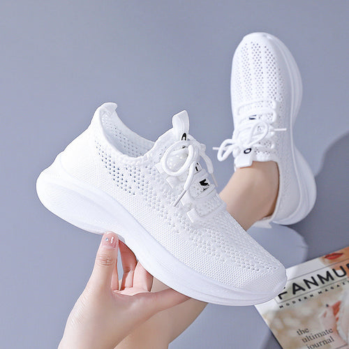 Dame Åndbare Sneakers med fleksibel Dæmpningsteknologi Stilla