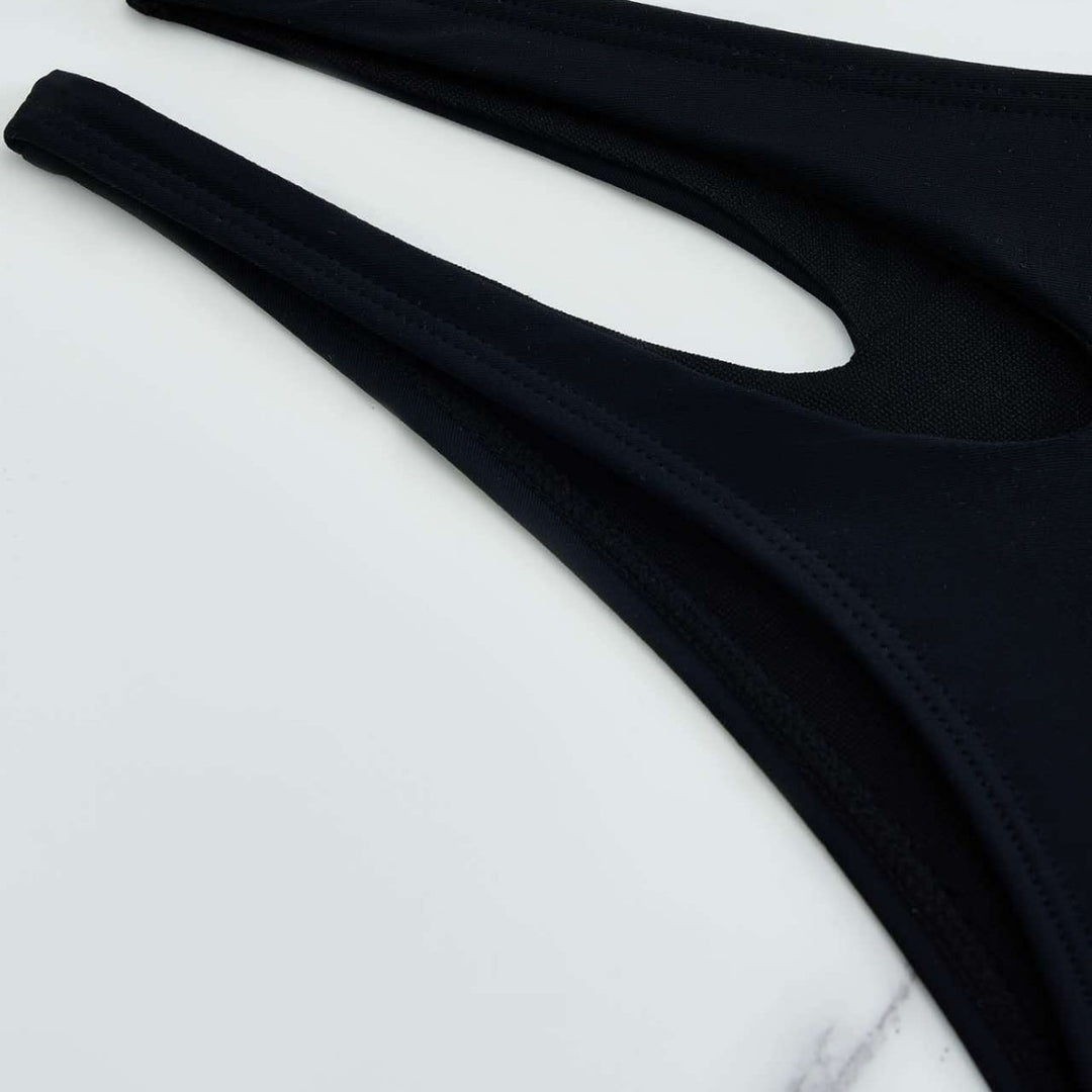 Dame Bikini-Sæt med moderne knude og sidelåg Cut-Out Skovae