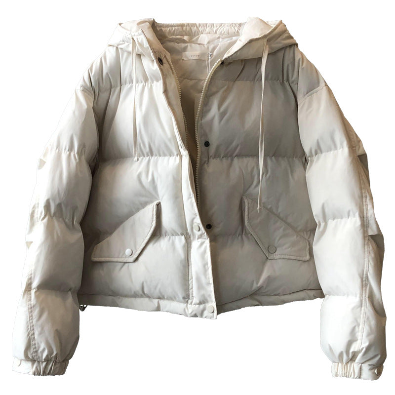Dame quilted jacket med hætte og praktiske lommer Stilla