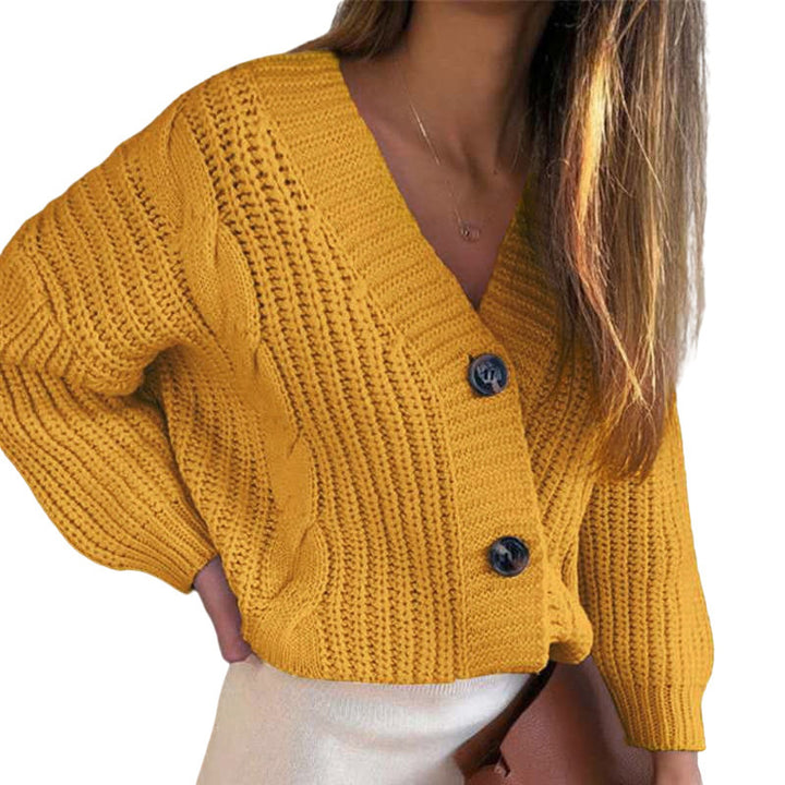 Dame strikjakke i trendy oversized stil Stilla