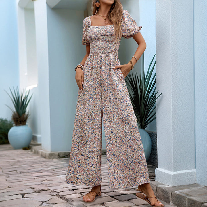 Dame Floral Elegant Jumpsuit Stilla