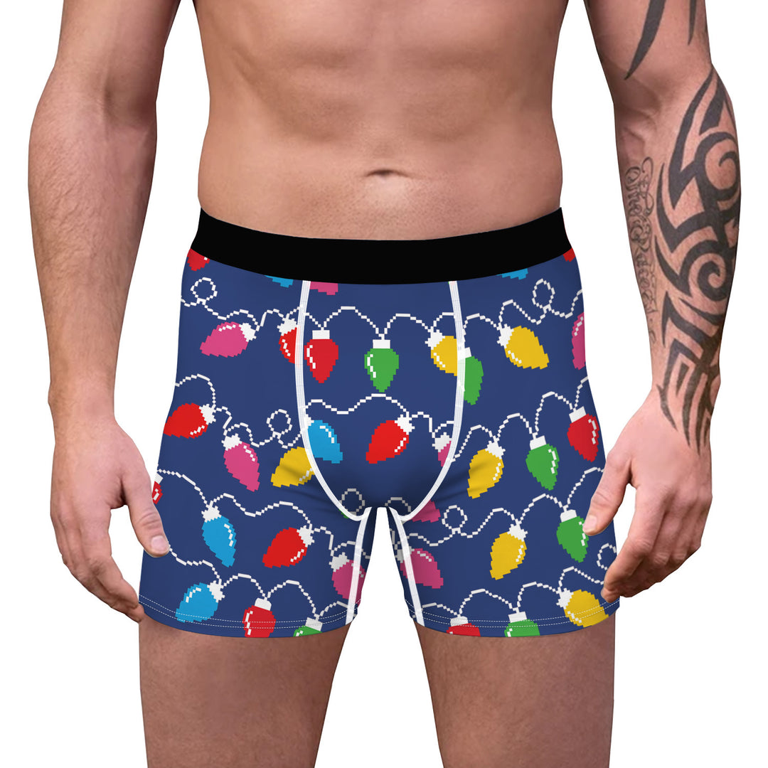 Herren Boxershorts med farverigt lygte design Stilla