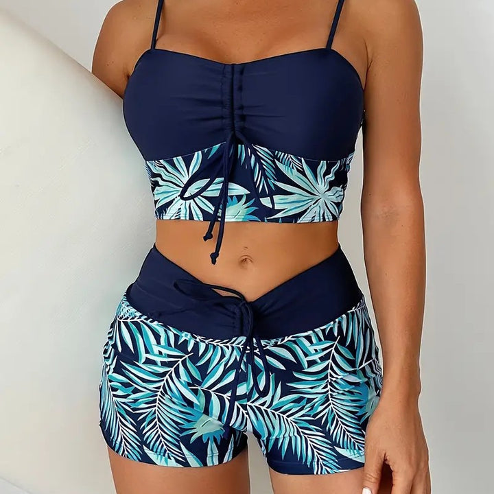 Dame Sporty bikini-top med shorts Skovae
