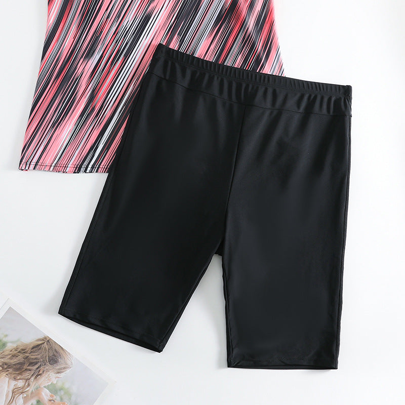 Damer Sportsligt Tankini-sæt med integrerede shorts Skovae