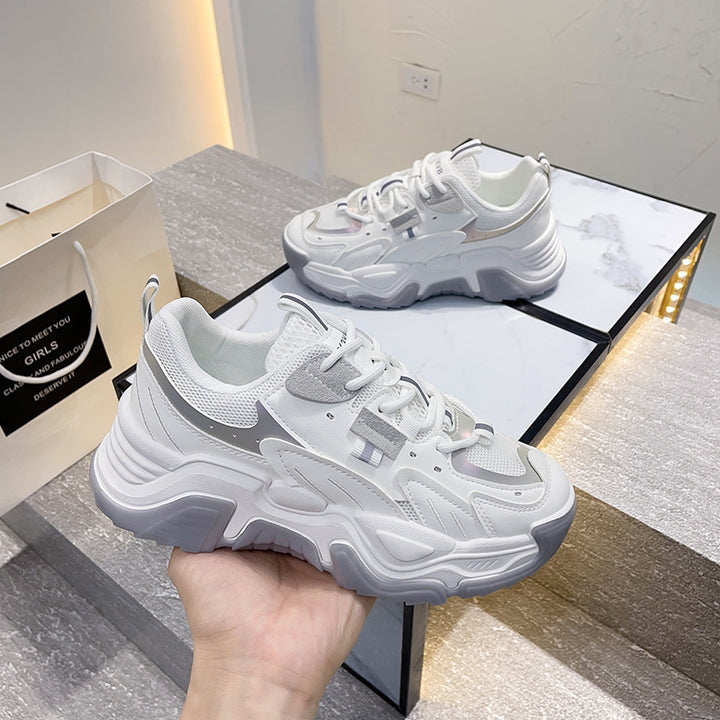 Dame Chunky Lifestyle Sneakers med åndbart mesh-overmateriale og skridsikker sål Stilla
