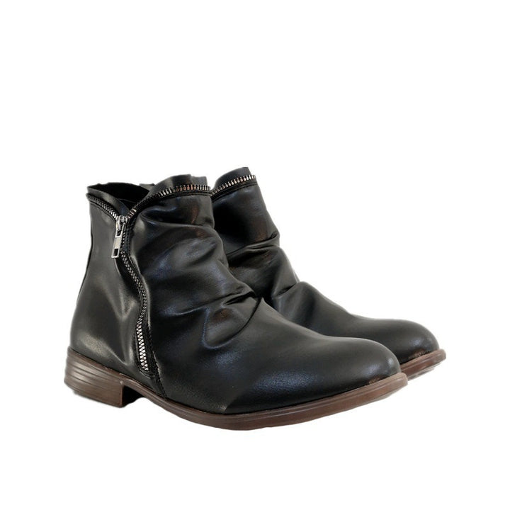 Dame Ankelstøvler med moderne slip-on design og praktiske lynlåse Stilla