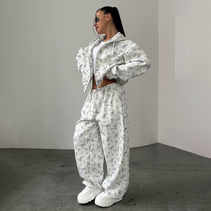 Damer blomster fritidsoutfit Stilla