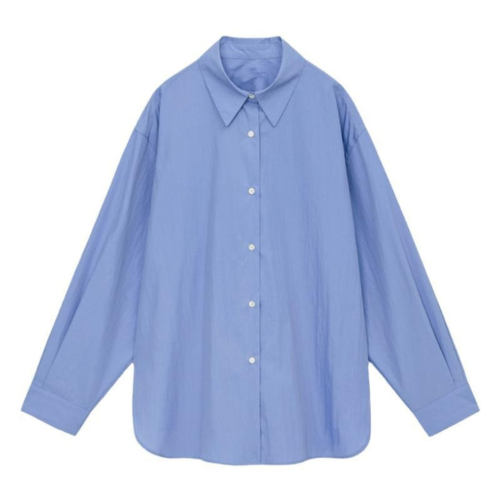 Dame afslappet oversized skjorte med elegant snit og stilfulde detaljer Stilla