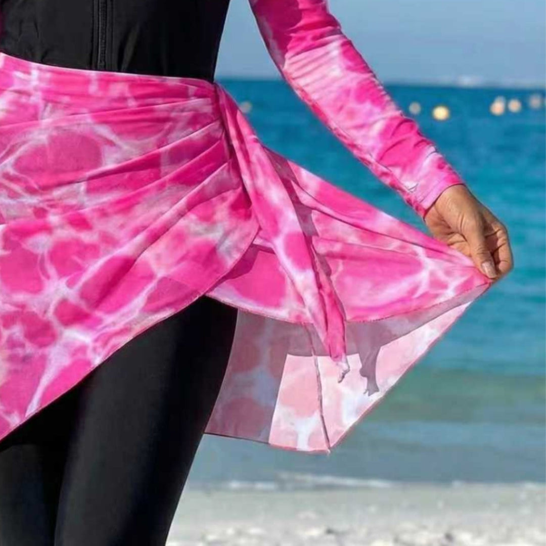 Dame modischer Rashguard med inderskørt Skovae