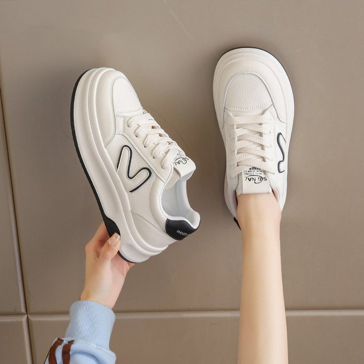 Dame Chunky Sneakers med åndbar overfladestruktur og komfortabel dæmpning Stilla