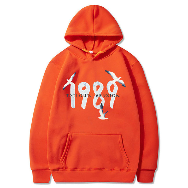 Kvinders hætte sweatshirt med kreativt fugledesign og høj kvalitet bomuld Skovae
