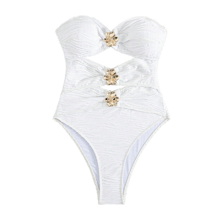 Dame Cut-Out Badedragt med raffineret design Skovae