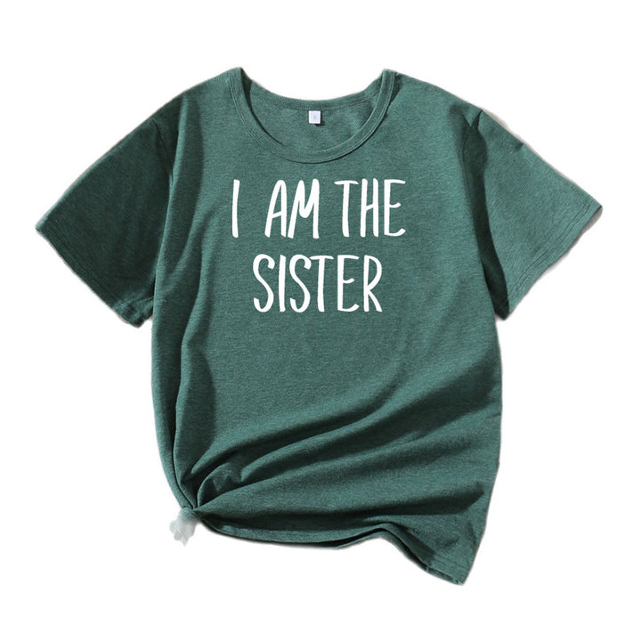 Dame Fritid Søster Statement T-Shirt Stilla