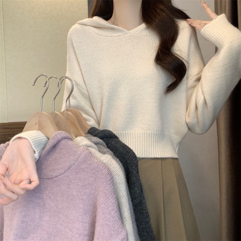Dame Stilfuld Hoodie med Casual Fit og Struktureret Materiale Stilla