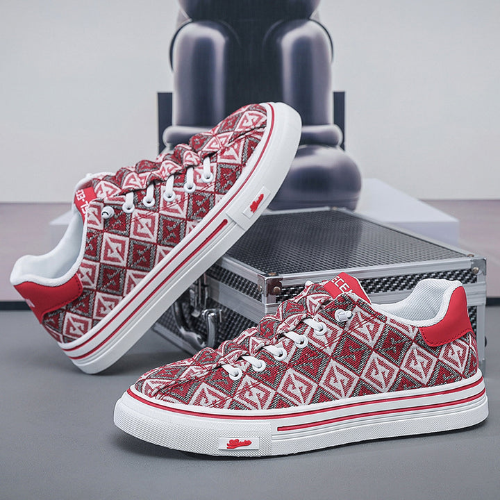 Femme stilfulde mønstrede sneakers Stilla