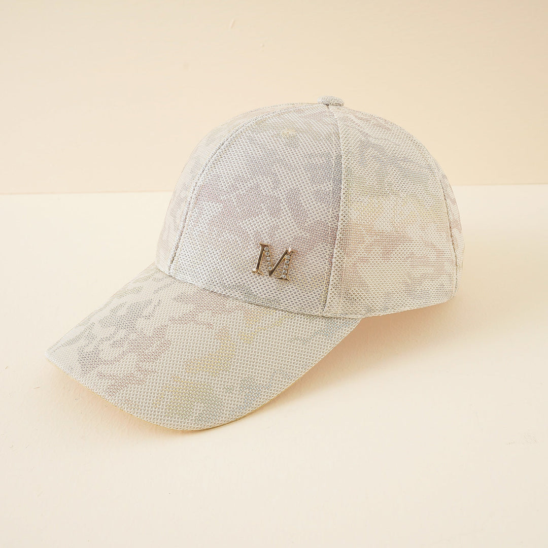 Dame Mode Baseball-cap med stilfuldt mesh-design og glimmer-applikation Skovae