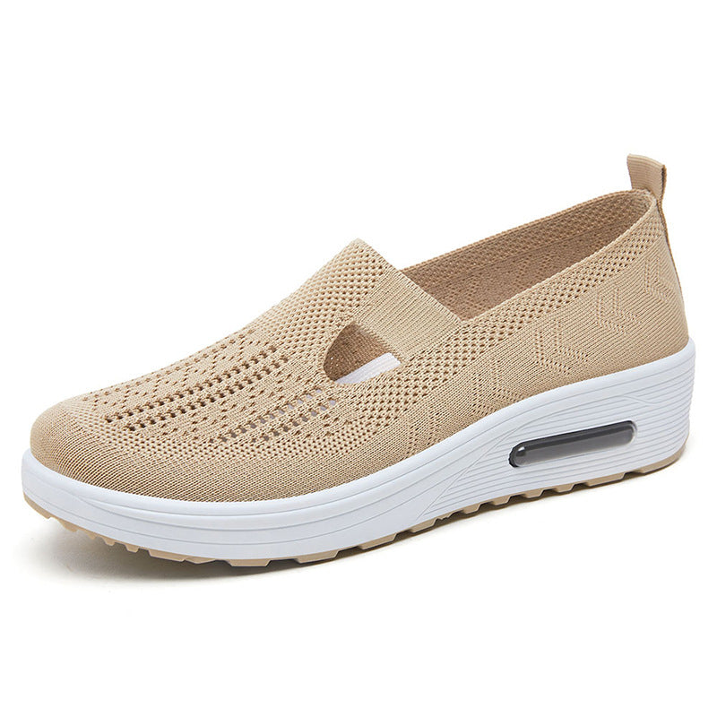 Dame Behagelige og åndbare Slip-On Sneakers med Dæmpningssystem Stilla