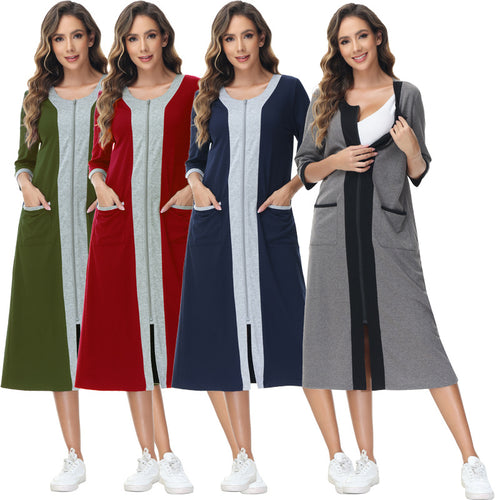 Dame bathrobe med praktiske lommer Stilla