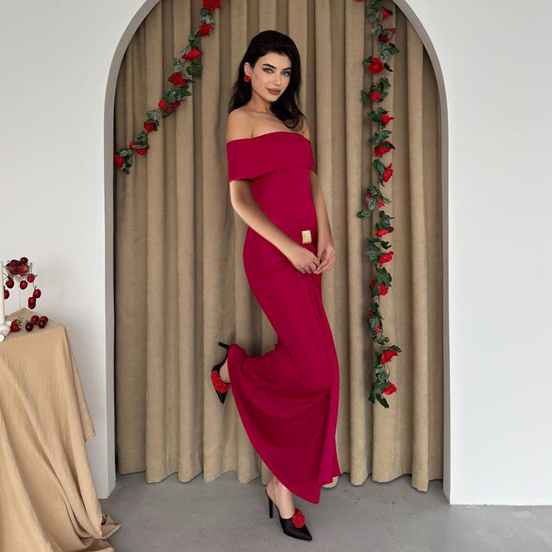 Damer Off-Shoulder Maxikjole med elegant silhuet Stilla