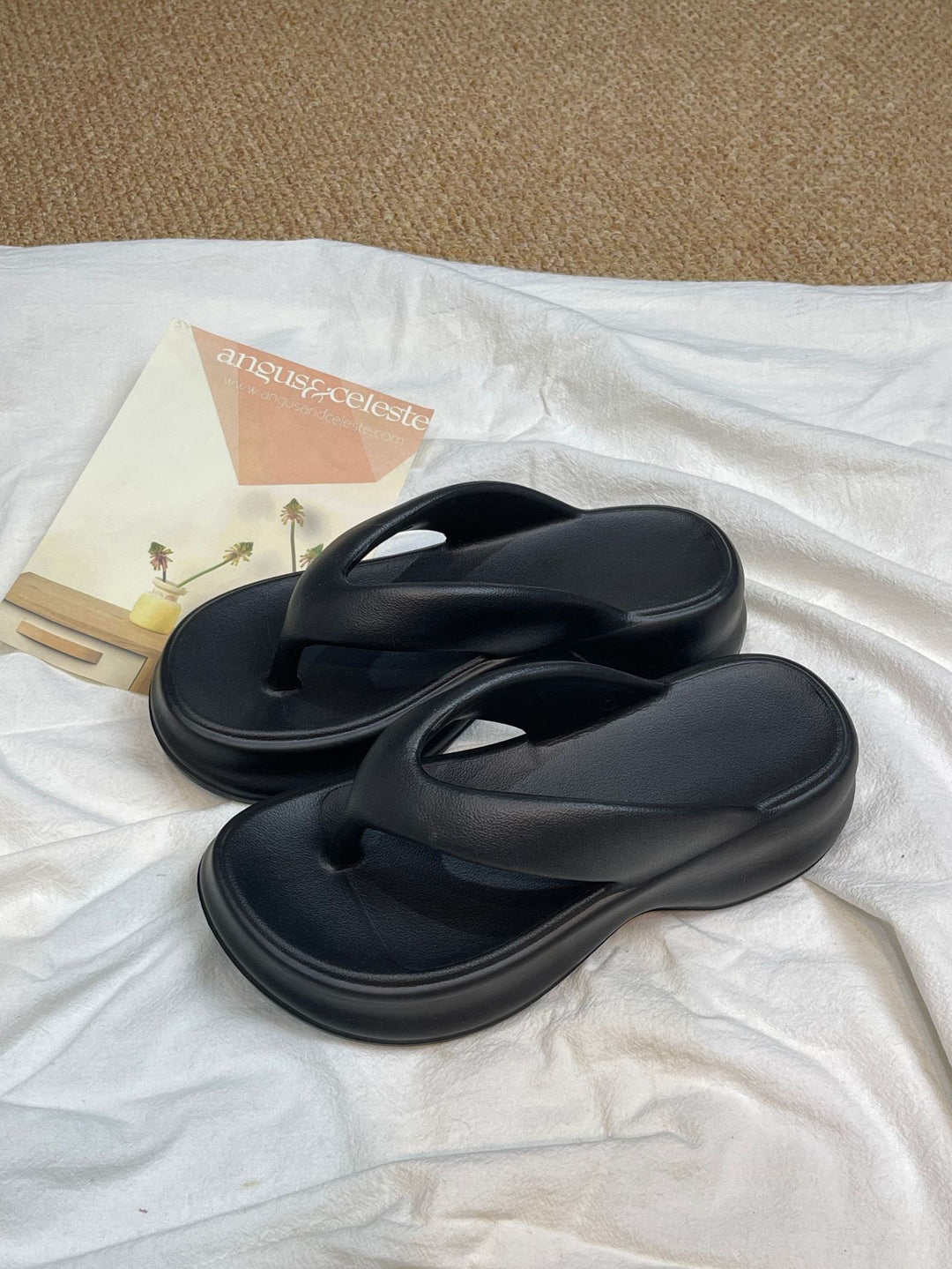 Dame Komfortable Flip-Flops med ergonomisk sål og skridsikkert design Stilla