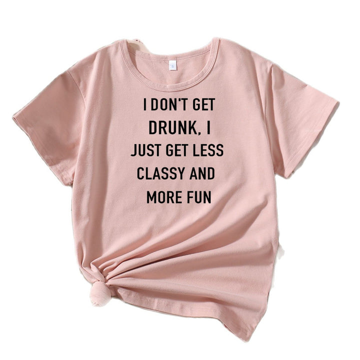 Dame Casual Humor Slogan T-Shirt Stilla