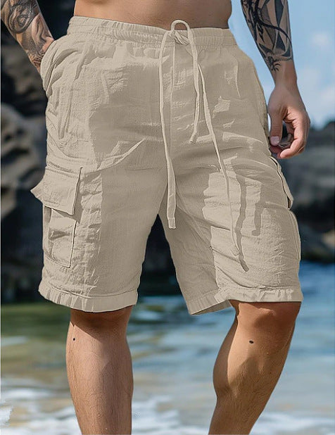 Herrer Cargo-short med flere lommer Stilla