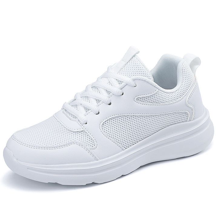 Damer nan åndbar net-sneaker med støddæmpende let sål og polstret hælkant Skovae