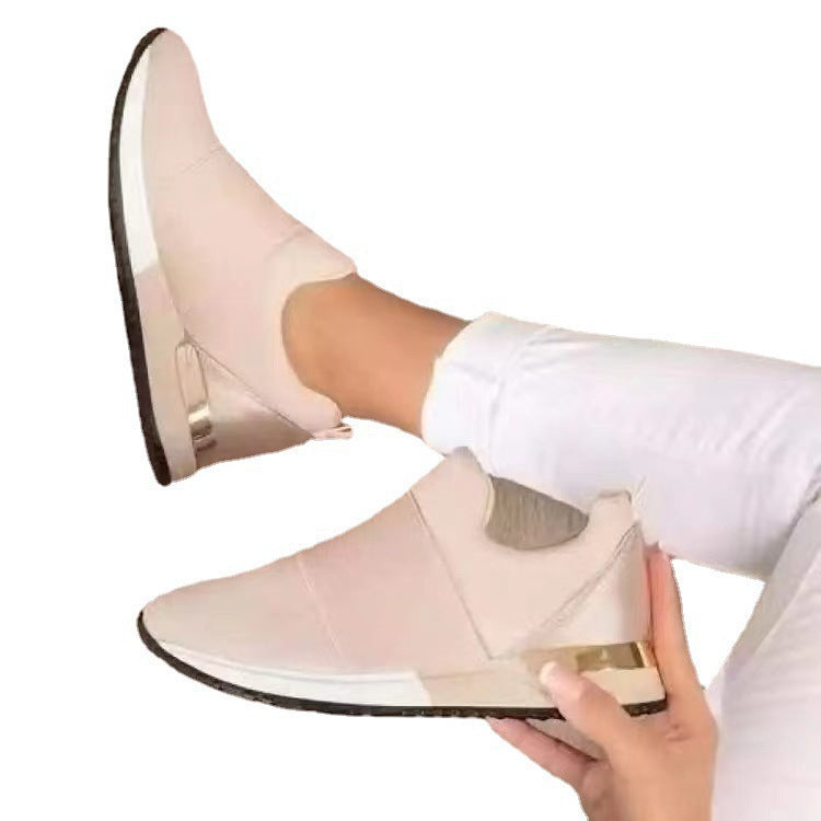 Dame Komfortable Slip-On Sneaker med glitrende elementer og ergonomisk sål Stilla