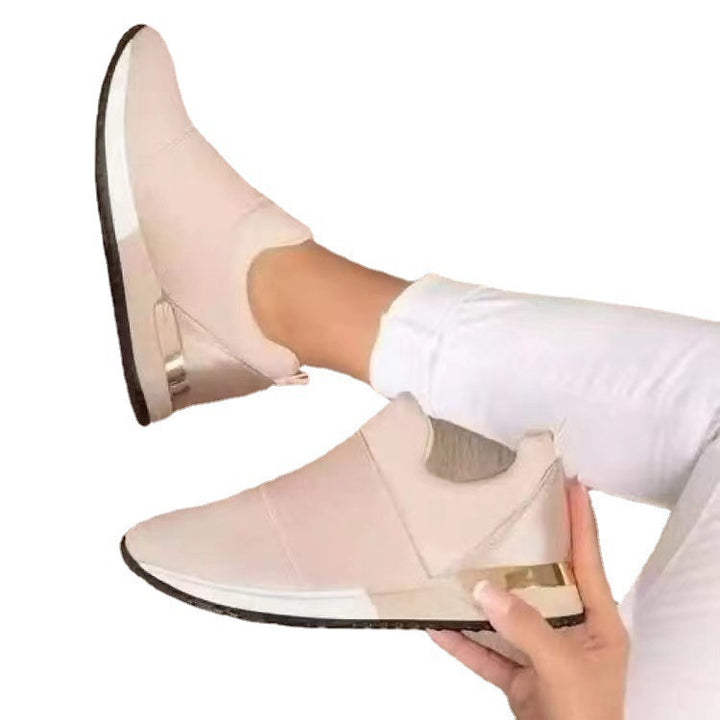 Dame Komfortable Slip-On Sneaker med glitrende elementer og ergonomisk sål Stilla