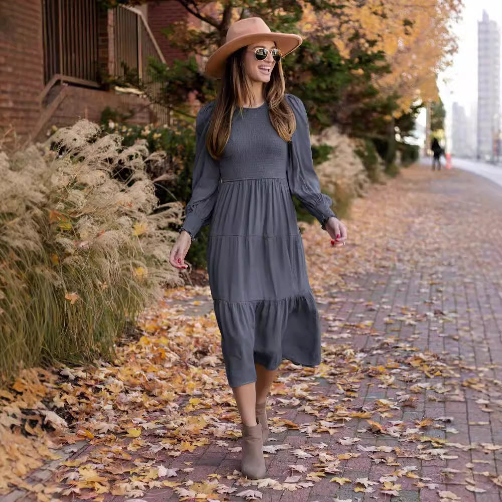 Dame maxi kjoler i boheme stil