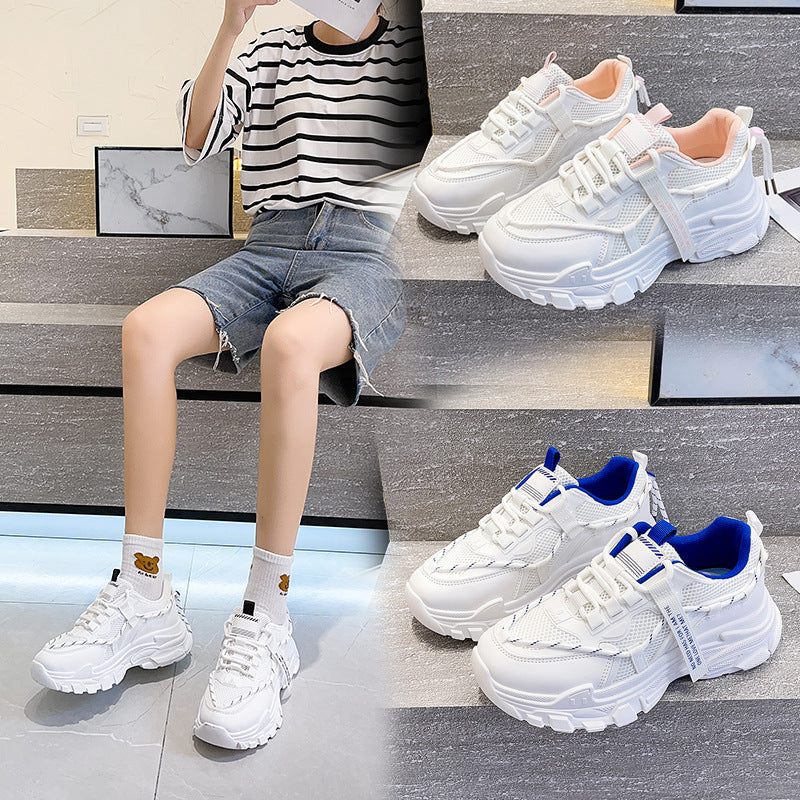 Dame Sporty Sneakers med åndbart mesh-oberstoff og skridsikker sål Stilla