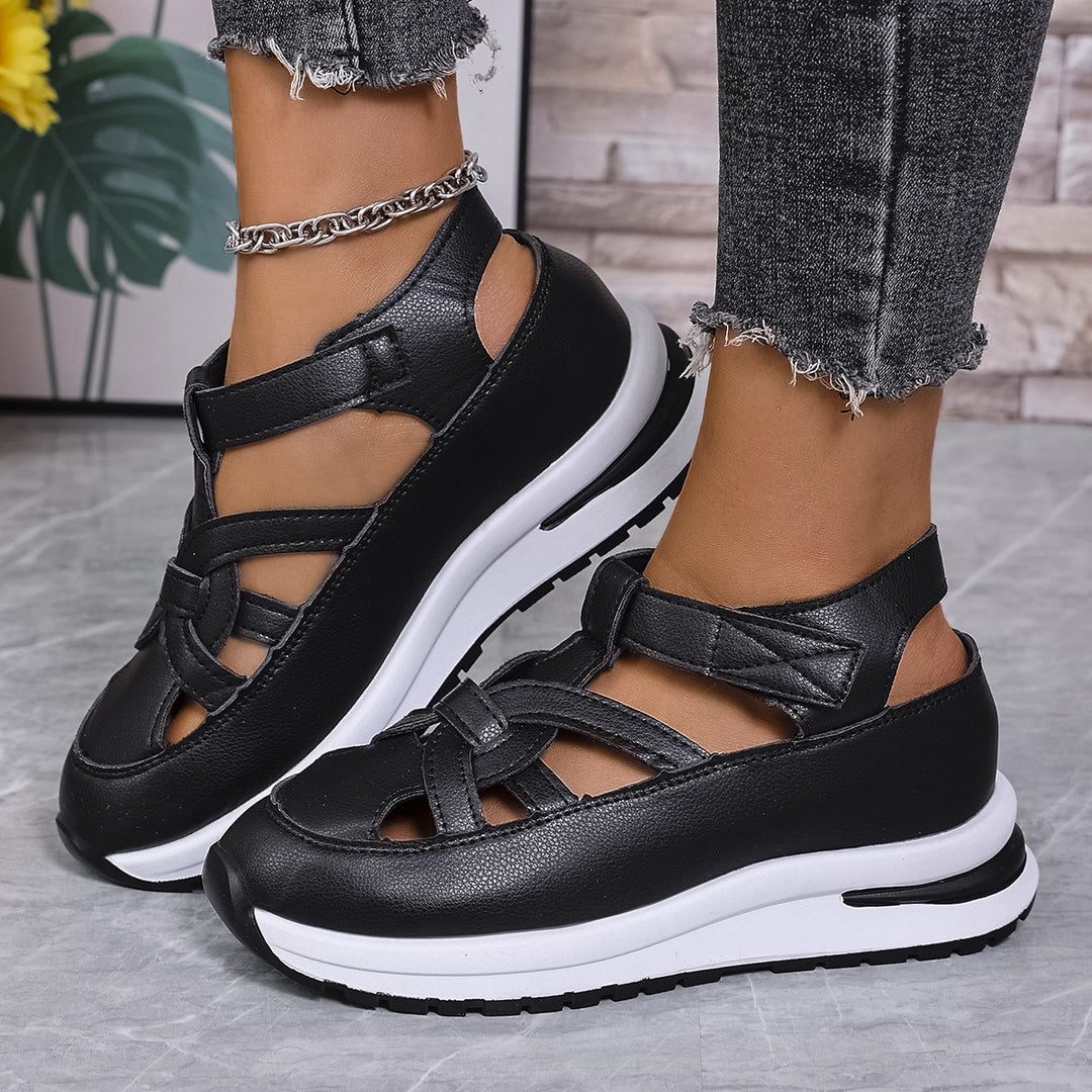 Dame Sporty Sandaler med åndbart overmateriale og komfortabelt fodseng Stilla