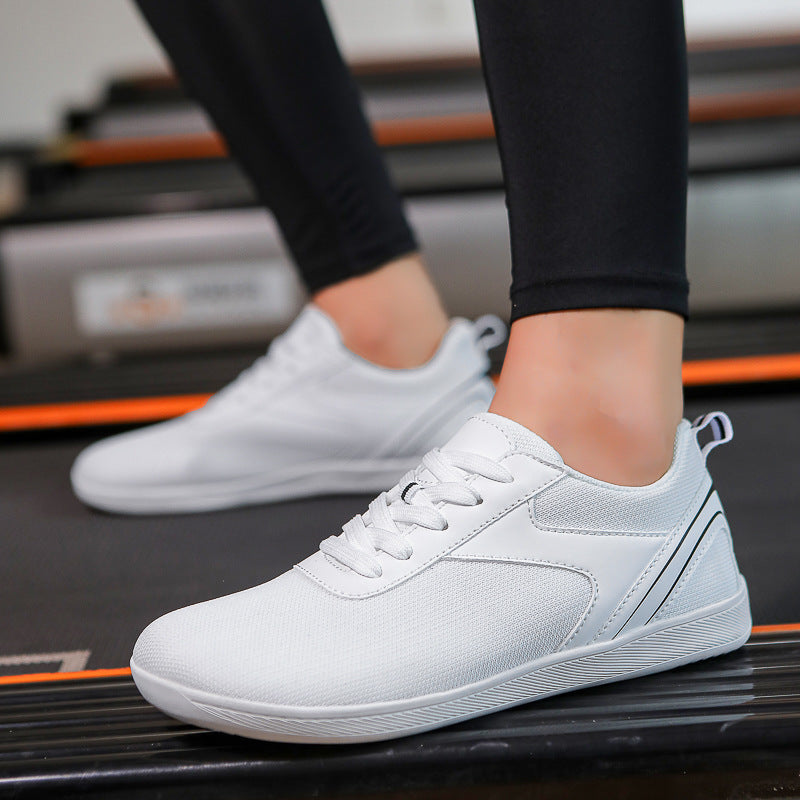 Herren nan lette åndbare mesh-hverdags sneakers med polstret komfort fodseng og fleksibel gummisål Skovae
