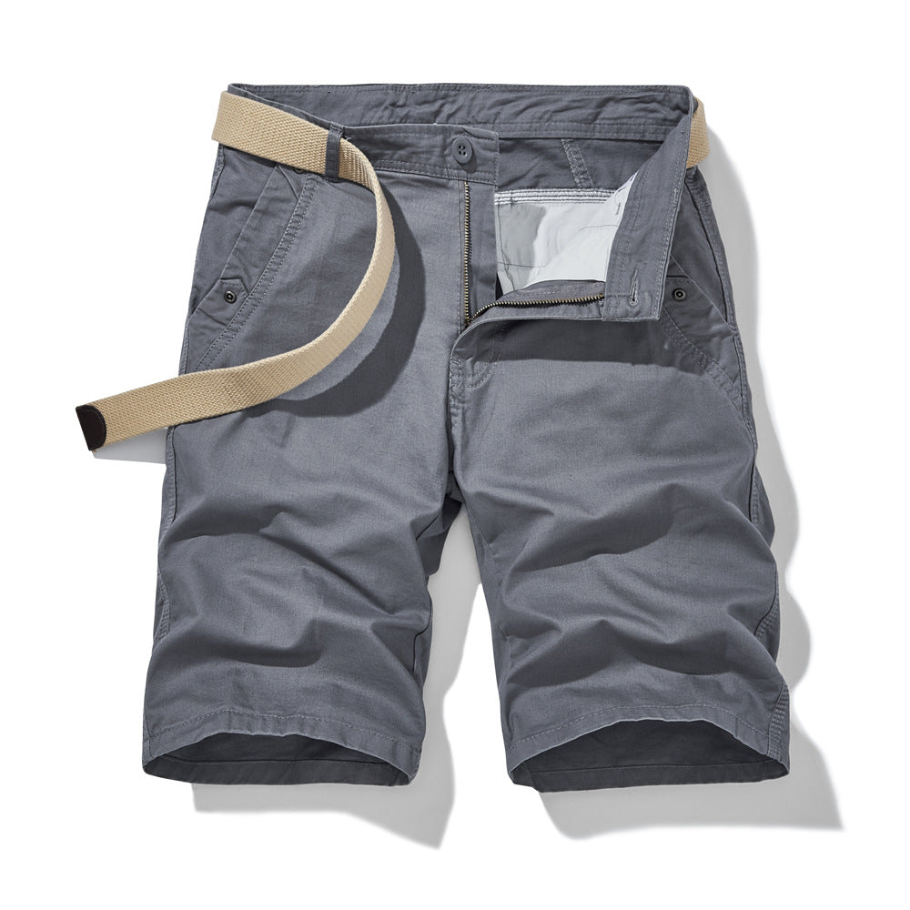 Herrer alsidige korte cargo-shorts med justerbar talje og funktionelle lommer Stilla