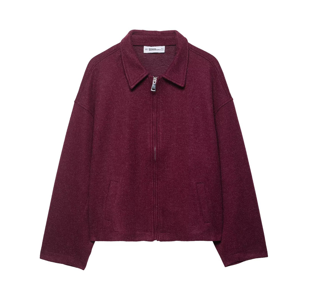 Dame casual uldjakke Stilla
