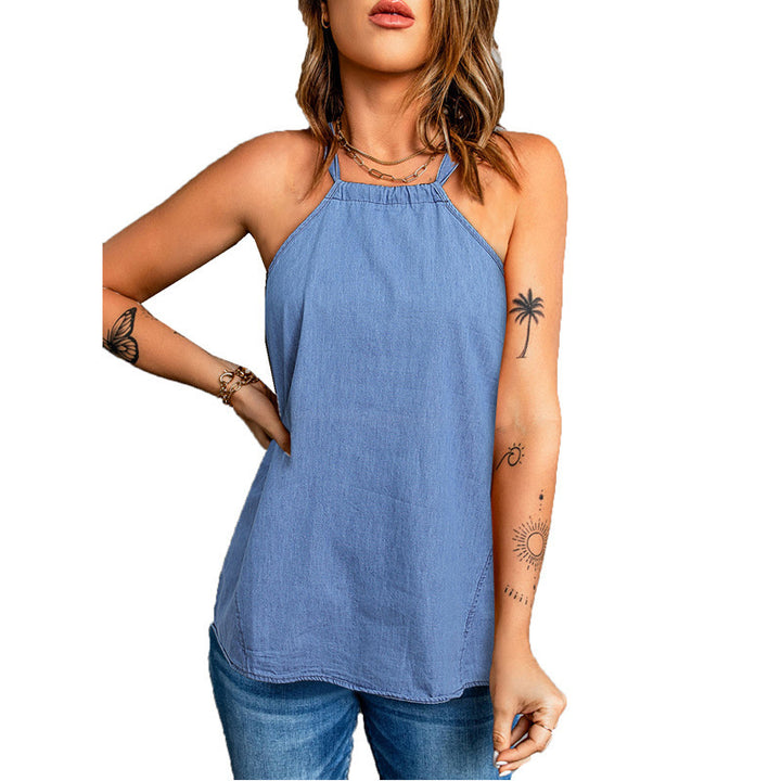 Dame trendy tanktop med afslappet snit og kvalitetsmaterialer Stilla