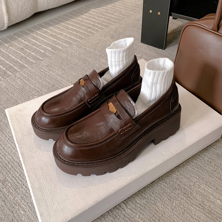Dame Chunky Loafer-sko med markant sål Stilla