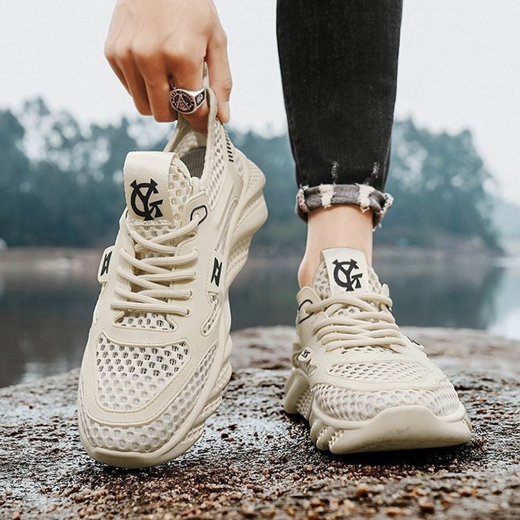 Herrer Åndbare Løbesneakers med fleksibel Såle og stødabsorberende Design Stilla