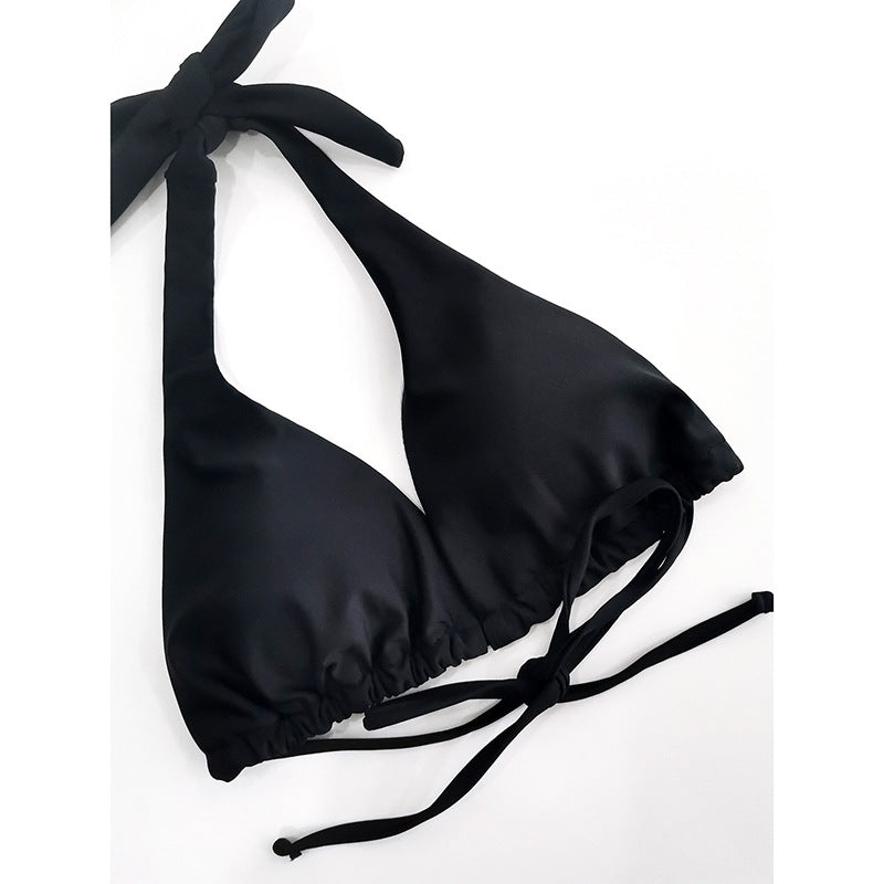 Damer Triangel-Bikini med høj komfort og legesyge bindebånd Skovae
