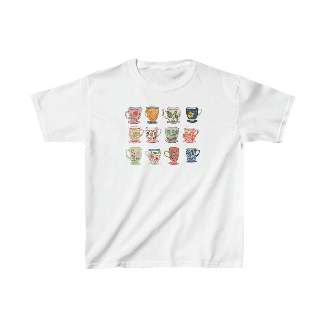 Dame T-shirt med dekoreret hjerte-motiv Skovae