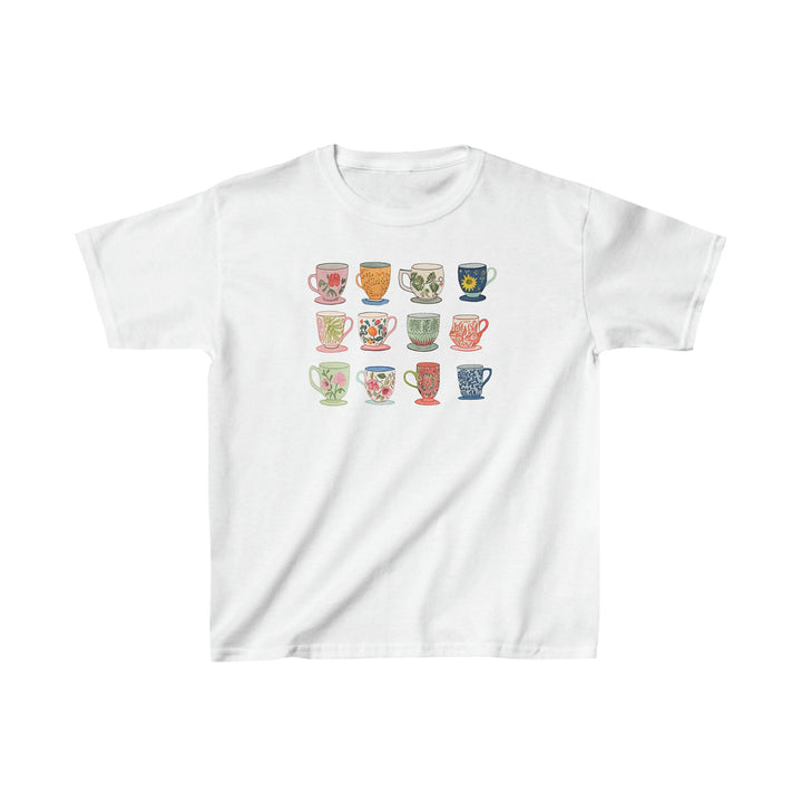 Dame T-shirt med dekoreret hjerte-motiv Skovae
