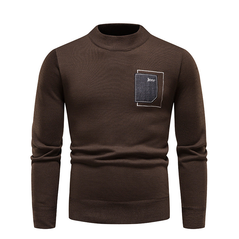 Herre høj kvalitets sweater med praktisk brystlomme Stilla