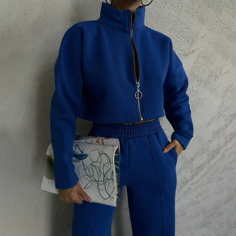Kvindernes cropped sweatjakke Skovae