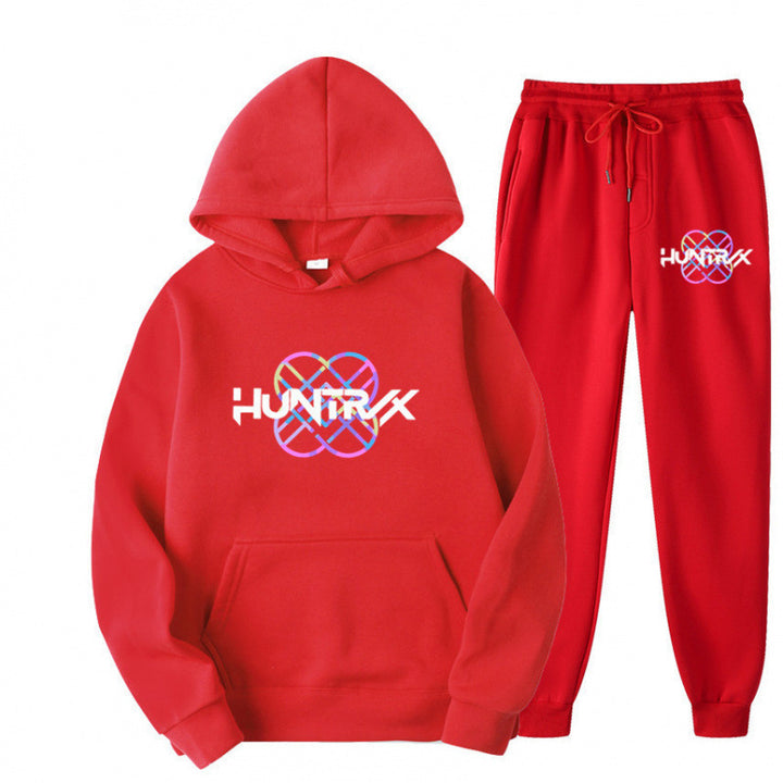Dame tracksuit med moderne grafisk design og casual fit Skovae