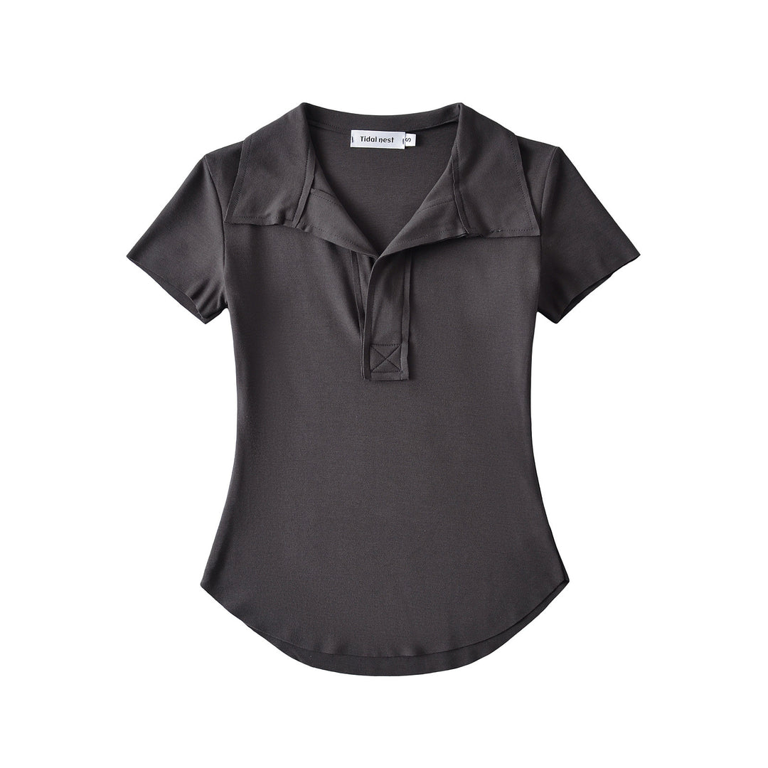 Dame Polo-Shirt med taktisk krave og kvalitets bomulds materiale Stilla